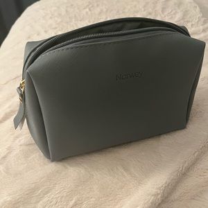 Light blue makeup bag